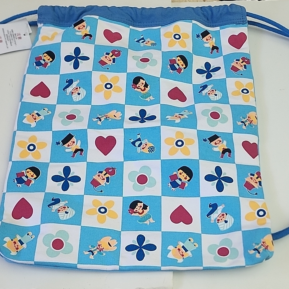 Disney Blue Drawstring Backpack - image 4